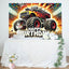 Monster Truck Sports Birthday Backdrop (x1u)