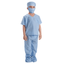Blue Doctor Scrubs Costume - T4