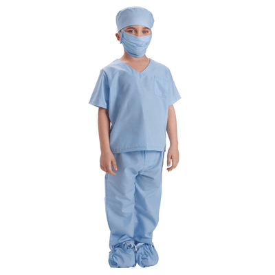 Blue Doctor Scrubs Costume - T4