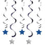 Espirales Decorativos Estrellas (x5u)
