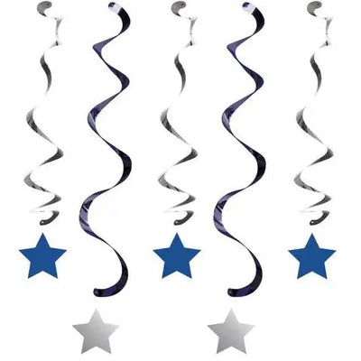 Espirales Decorativos Estrellas (x5u)