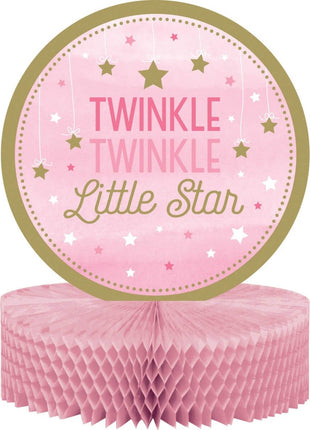 Twinkle Twinkle Little Star Pink Centerpiece