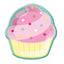 Cupcake Party Platos 8" (x8u)