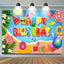 Summer Pool Birthday Backdrop (x1u)