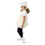 Beige Lamb Plush Romper & Hood Costume Set - T2