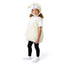 Beige Lamb Plush Romper & Hood Costume Set - T2