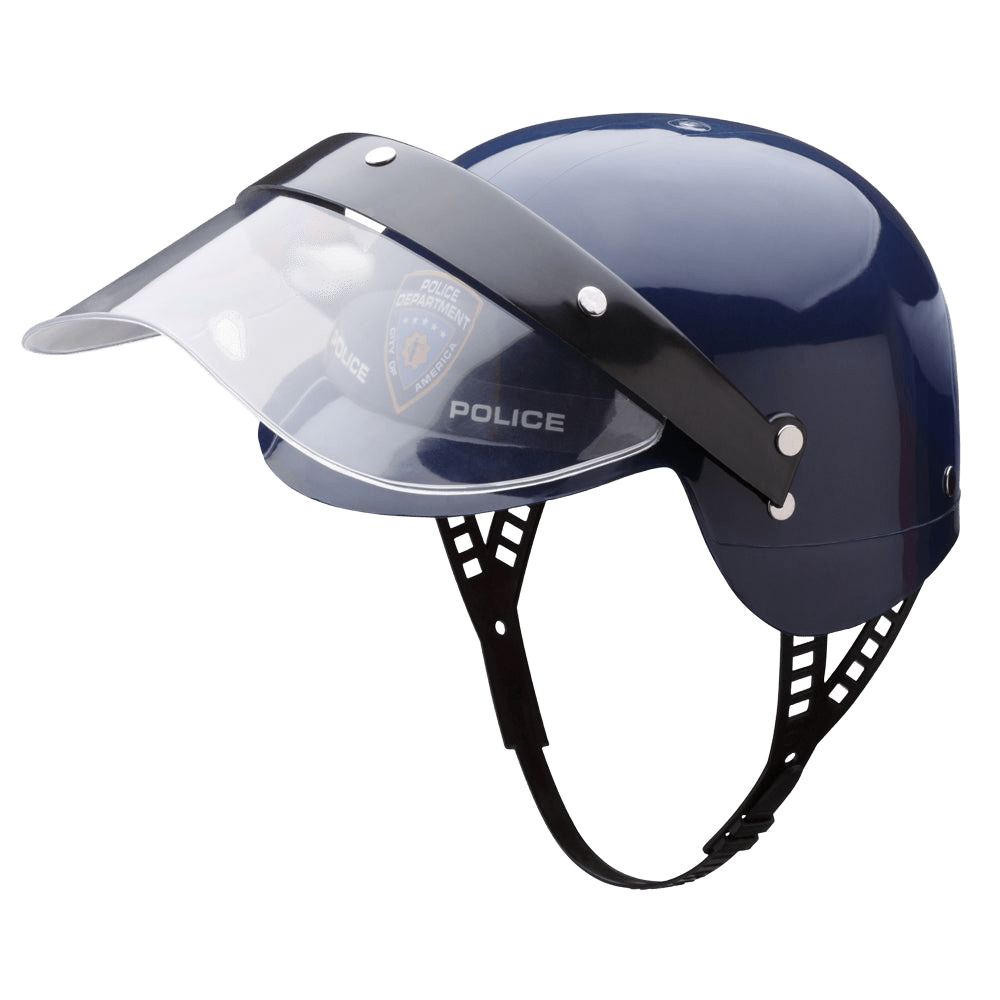 Police Helmet w/Transparent Visor