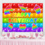 Pop It Colorful "Happy Birthday" Backdrop