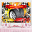 Racing Car Hot Wheel Happy Birthday Backdrop (x1u)