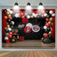 Racing Venue Balloons 1st Birthday Backdrop