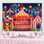 Circo Happy Kids Birthday Party Backdrop (x1u)