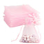 Organza Rosa Baby 4"x5" 10pcs