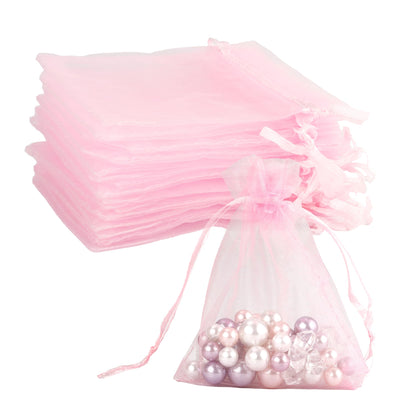 Organza Rosa Baby 4"x5" 10pcs