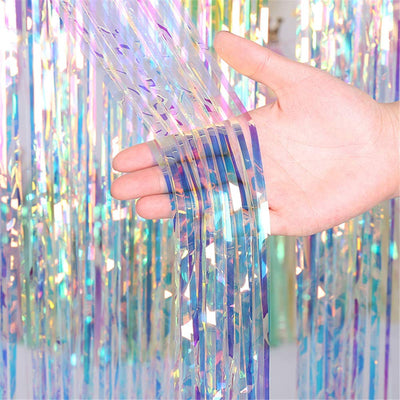 Foil Curtain Iridescent