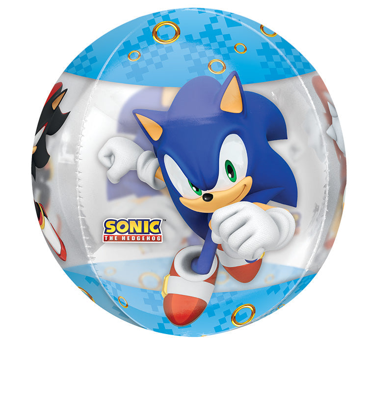 Sonic Clear Orbz Foil Balloon 16"