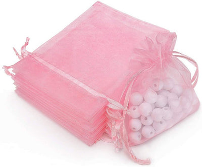 Organza Rosa 3"x4" 12pcs