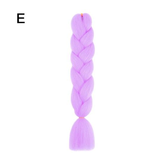 Cola de Caballo Trenzada Kpop – 22"  (x1u)