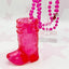 Boot Shaped Shot Glass Necklace 1pcs