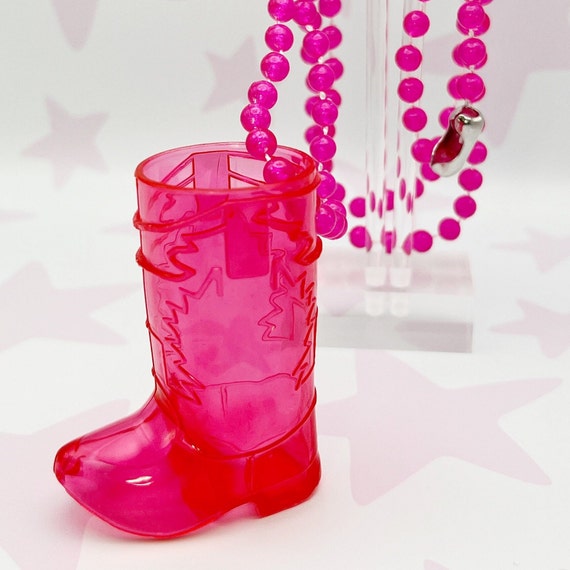 Boot Shaped Shot Glass Necklace 1pcs