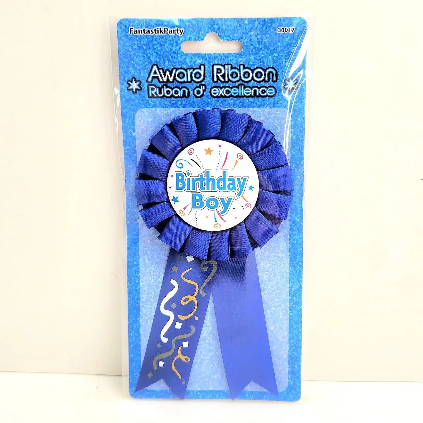 Award Birthday Boy Ribbon