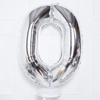Supershape 34" Number 0 Silver