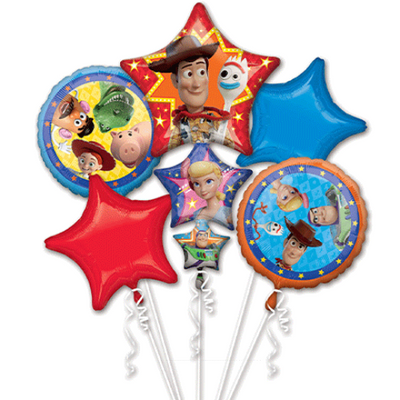 Toy Story 4 Foil Balloons Bouquet 5pcs