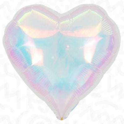 Heart Iridescent Balloon 18"
