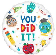 You Did It! Balloon Foil 18"