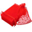Organza Roja 4"x5 10pcs