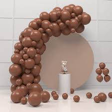 Latex Balloon 12" Coffee (x25u)