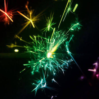 Sparklers Gold/Color Largas