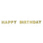 Golden Age Birthday Fringed Letter Banner