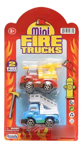 Mini Fire Trucks 2pcs