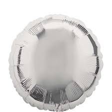 Circle Silver Foil Balloon 16"