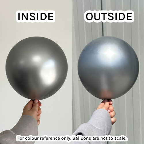 Kalisan Balloons 18" Mirror Gold/Silver 3ct