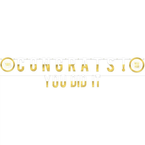 Congratulations Double Banner 2pcs