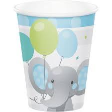 Elephants Boy Cup 9oz 8pcs
