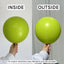 Kalisan Balloons 18” Standard Lime Green 3ct