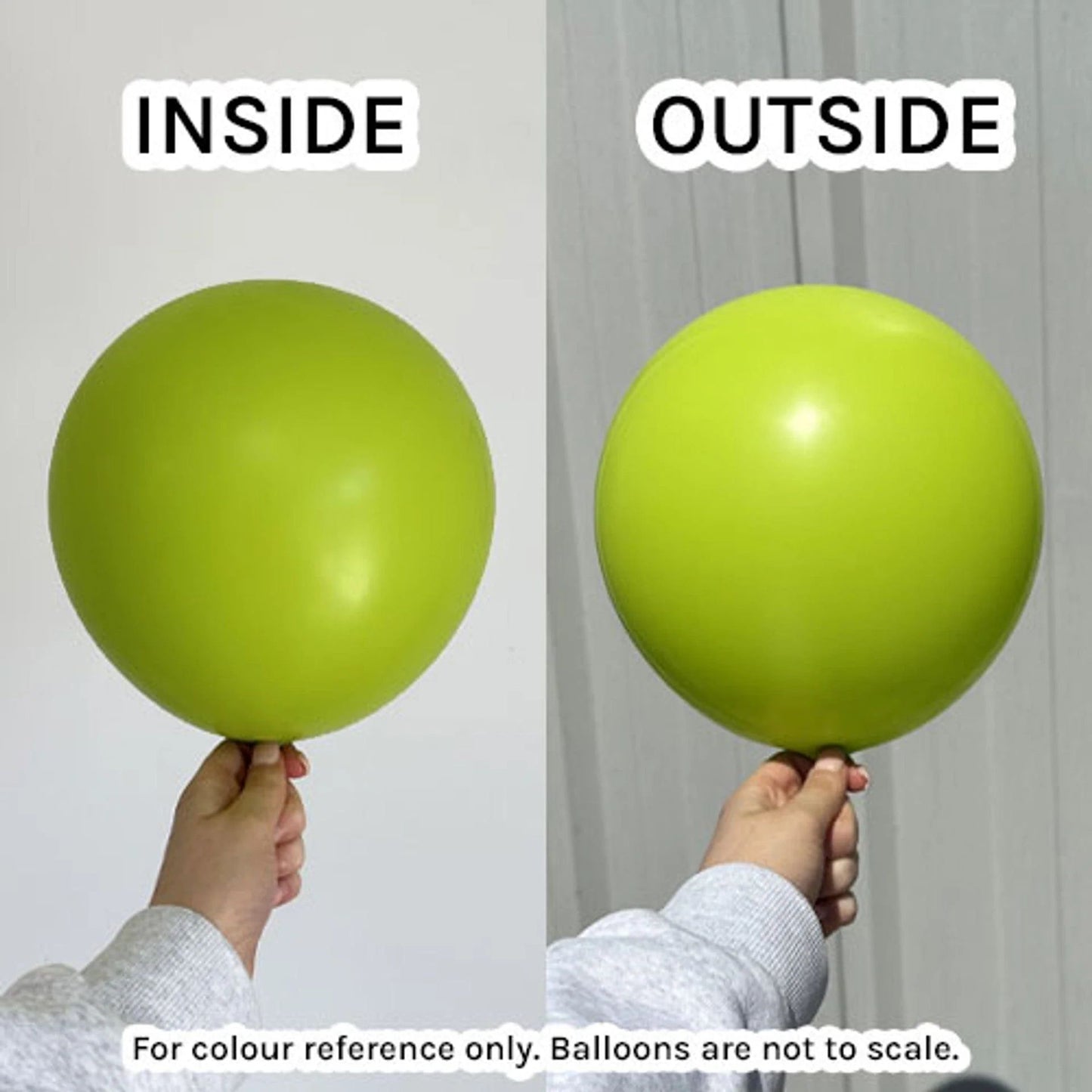 Kalisan Balloons 18” Standard Lime Green 3ct