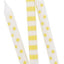 Dots Candles Yellow Stripe 12pcs