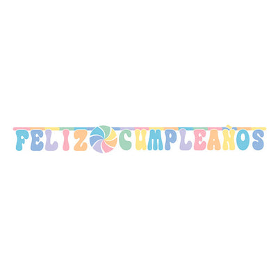 Banner Feliz Cumpleaños Candy (Sempertex)