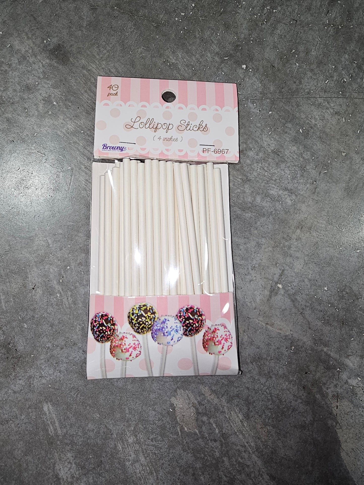Lollipop Sticks 4" x 40pcs