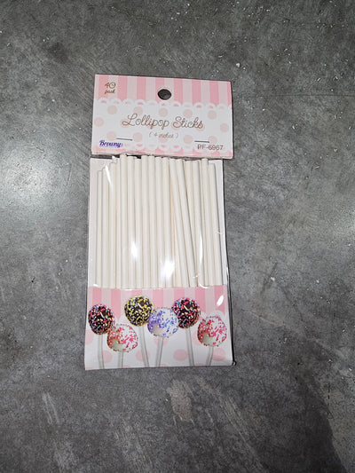 Lollipop Sticks 4" x 40pcs