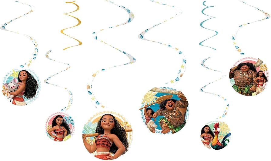 Moana SPIRAL DECORATIONS