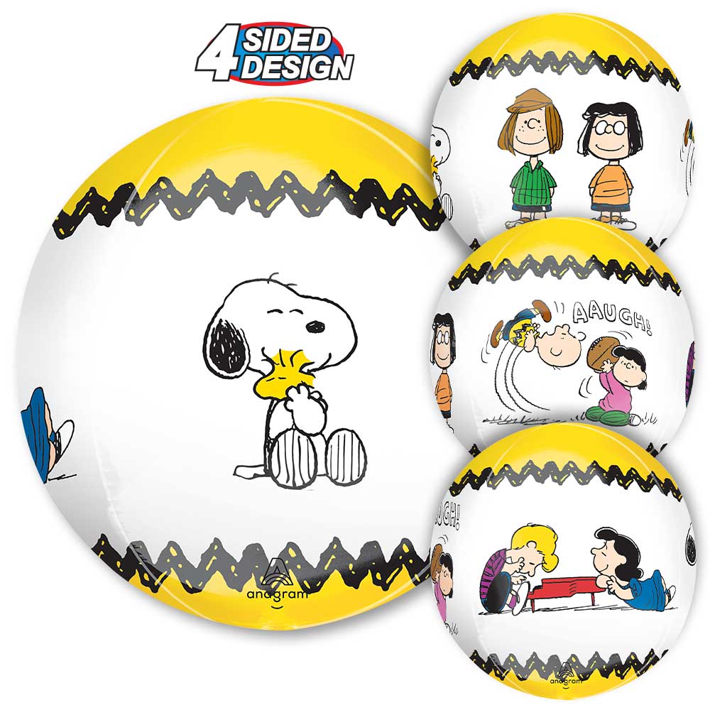 Snoopy Peanunts Orbz Foil Balloon 16"