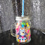 Vaso personalizado con dulces(variedad de personajes)