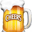 Mug Cheers Foil Balloon 34" 1pcs