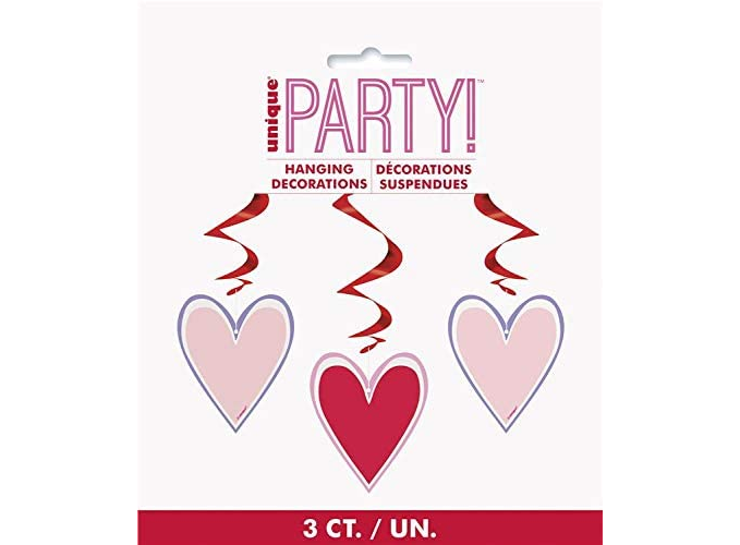 Pink & Red Heart Swirls