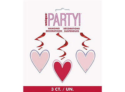 Pink & Red Heart Swirls