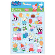 Peppa Pig 4 Sheets Stickers